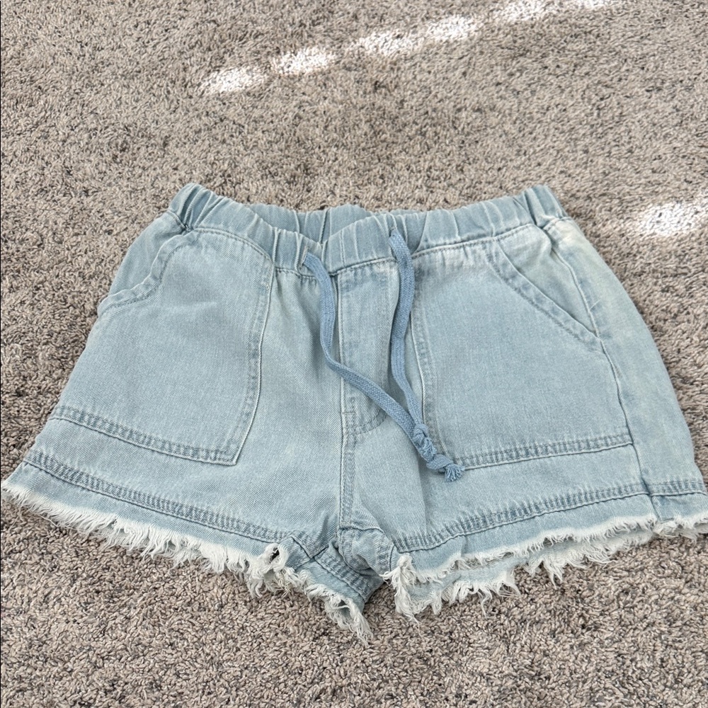 # 0253 Light Blue Denim Women's Shorts size small